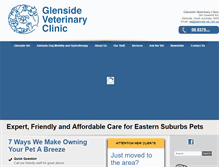 Tablet Screenshot of glenside-vet.com.au